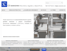 Tablet Screenshot of cs-asesores.com